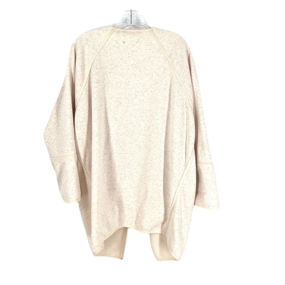 Athleta Cozy Karma Wrap Cardigan Sweater M Cream Oatmeal - Picture 4 of 12